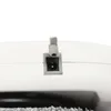 A close-up view of a charging port on a white electronic mop. Produktbild-Vorschau