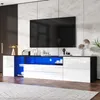 Merax TV-Lowboard 180x40x45cm, armoire TV LED haute Voir les images du produit 3