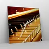 Wanduhr - Quadrat - Glasuhr - Klavier Musik Konzert - Produktbild-Vorschau 4
