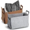 Zeller Aufbewahrungskorb, Filz, grau, ca. 36 x 25 x 23 cm Produktbild-Vorschau 5