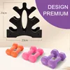 TEENO Neopren-Hanteln 9/12 kg mit Halterung – Set mit 6 Produktbild-Vorschau 5