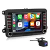 2+64G Carplay 7'' Android 15 Autorádio kamera DAB+ GPS Navi Náhľad obrázku produktu 1