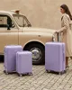 BELIANI Hartschalenkoffer Set 3-teilig Violett aus Produktbild-Vorschau 4