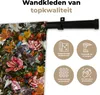 MuchoWow® Wandteppich Wandbehang Blumen - Schmetterling - Produktbild-Vorschau 3