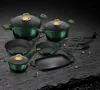 A set of cookware arranged on a dark, textured surface. Anteprima dell’immagine prodotto