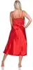 Damen Negligé Satin Nachtkleid Reizwäsche mit Spitze; Produktbild-Vorschau 4