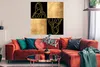 MuchoWow® Poster Alte Meister - Collage - Gold 100x100 cm - Produktbild-Vorschau 2
