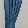 HOMESCAPES Embrasse pour rideau occultant Chevron bleu 2 Voir les images du produit 1