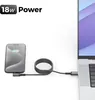 deleyCON 1,5m USB C Kabel Winkel 90 Grad USB-A auf USB-C Produktbild-Vorschau 5