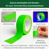 Nastro adesivo 25m nastro in tessuto verde neon 50 mm Anteprima dell’immagine prodotto 9