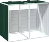 vidaXL Odpadkový box na 2 tony zelený 144x81x113 cm oceľ Náhľad obrázku produktu 7