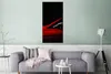 MuchoWow® Poster Roter Sportwagen 60x120 cm - Wandschmuck Produktbild-Vorschau 5