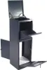 A dark gray parcel box with multiple compartments and doors. Produktbild-Vorschau
