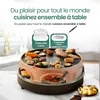 Emerio Pizzarette 3-en-1 Original – Raclette et gril – Four Voir les images du produit 3