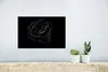 MuchoWow® Poster Rose - Schwarz - Blume 30x20 cm - Plakate Produktbild-Vorschau 5