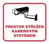 Walteco Prostor střežen kamerovým systémem 90x90mm, Náhled obrázku produktu 2