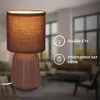 Briloner Lampe de chevet pied en céramique Ø13x27 cm Voir les images du produit 2