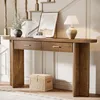 Tribesigns Table console, 160 cm de long, 2 tiroirs Table Voir les images du produit 4
