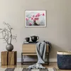 Gerahmtes Poster - Rahmen in heller Eiche - Yoga weiblich Produktbild-Vorschau 7