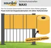 Sichtschutzstreifen zaun|zu RILLE MAXI Streifen 2,05m für Produktbild-Vorschau 5