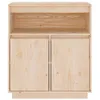 vidaXL Sideboard 70x34x80 cm Massivholz Kiefer Produktbild-Vorschau 5