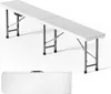 Wiltec składana ławka 180x30x43 cm ławka kempingowa Podgląd zdjęcia produktu 1