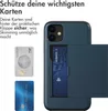 imoshion Backcover mit Kartenfach iPhone 11 - Dunkelblau Produktbild-Vorschau 2