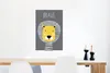 MuchoWow® Poster Zitate - Mutig - Löwe - Illustration - Produktbild-Vorschau 5