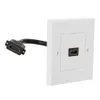 Biały panel ścienny HDMI z kablem dla hotelu, domu, biura, Podgląd zdjęcia produktu 5
