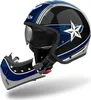 Casque modulable AIROH J 110 Command noir, bleu-vert, poli Voir les images du produit 6