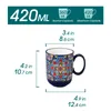 Vancasso Porzellan Becher, 6-St Trinkbecher, Kaffeetassen, Produktbild-Vorschau 2