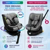 KidsZone Auto Kindersitz Isofix 0-36 kg (0-12 Jahre), Produktbild-Vorschau 2