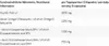 Nutritional information table for a supplement. Produktbild-Vorschau