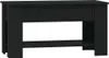 A black coffee table is shown against a white background. Voir les images du produit