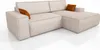 Ecksofa TOR mit Schlaffunktion. Farbe: Mink. Produktbild-Vorschau 6