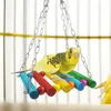 17 ks hračiek pre vtáky, hračky pre papagáje, drevený Náhľad obrázku produktu 5