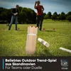 Kubb Competition - 9x9x30 rot/weiß gestreift Produktbild-Vorschau 4