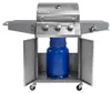 Grill gazowy ogrodowy 11,6kW BERGMANN NL002 4 palniki stal Podgląd zdjęcia produktu 10