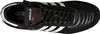 A top-down view of a black Adidas soccer shoe. Náhled obrázku produktu