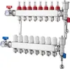 SucceBuy Collettore di calore radiante a 8 rami, collettore Anteprima dell’immagine prodotto 1