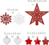Lot de 101 boules de Noël Relaxdays, en plastique, Voir les images du produit 5