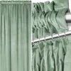Zielona Zasłona Zaciemniająca Na Taśmie Welurowa 140X270 Podgląd zdjęcia produktu 1