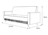 Gepolstertes Sofa VANITY mit Schlaffunktion Magic Velvet Produktbild-Vorschau 3