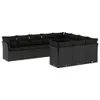 The Living Store 10-tlg. Garten-Sofagarnitur mit Kissen Produktbild-Vorschau 3