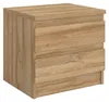 Nachttisch ASTER Nachtschrank Nachtkommode mit 2 grifflosen Produktbild-Vorschau 3