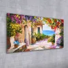 Coloray Acrylbild 100x50  Wandbild Acrylbilder Blumig Haus Produktbild-Vorschau 2