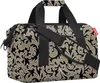 A close-up view of a duffel bag with a damask pattern. Produktbild-Vorschau
