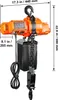 Paranco elettrico a catena VEVOR, portata 998 kg, altezza Anteprima dell’immagine prodotto 8