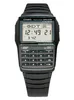 A black Casio Databank calculator watch is shown against a white background. Anteprima dell’immagine prodotto