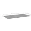 Półki na książki 8 szt. Szary beton 80x30x1,5 cm materiał Podgląd zdjęcia produktu 7